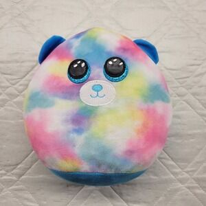 Ty Squish-A-Boo "Hope" the tie-dye bear plush